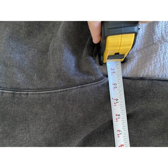 GAP Womens Crop Logo Hoodie Faded Black XSmall - Picture 13 of 14